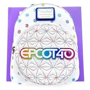 Loungefly Disney Epcot Spaceship Earth Backpack 40th Anniversary Parks Figment